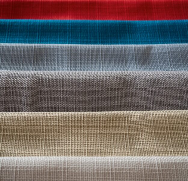 red white and black striped textile
